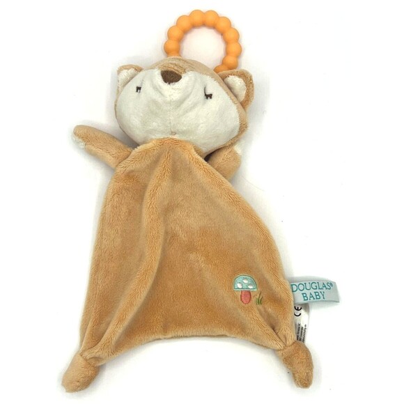 Douglas Baby JORDAN FOX Plush Lovey Teether Stuffed Animal Cuddle Toys‎ - Picture 2 of 11
